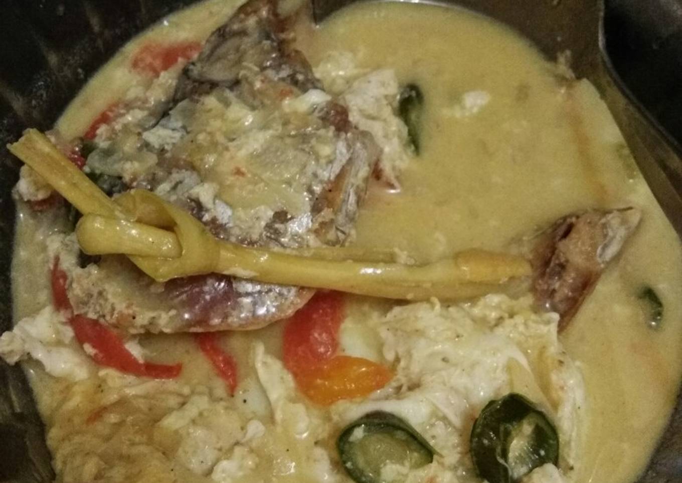 Iwak karing(ikan asin)+telur batanak
