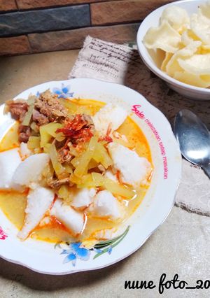 Foto resep Ketupat Sayur Daging Kambing