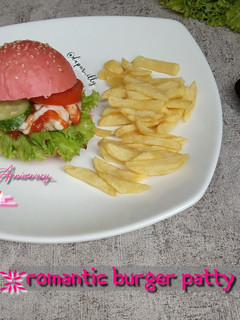 Foto resep Romantic Burger Patty Tempe