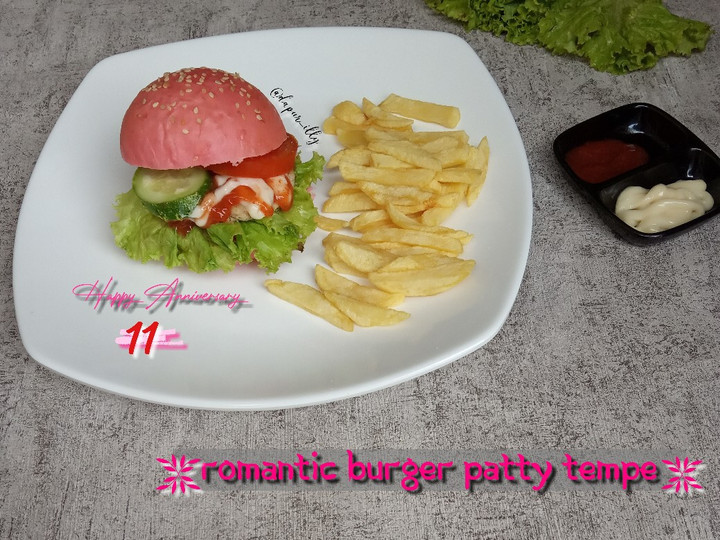  Resep membuat Romantic Burger Patty Tempe dijamin gurih