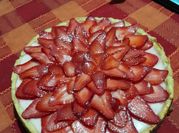 Una foto de tartaleta frutilla