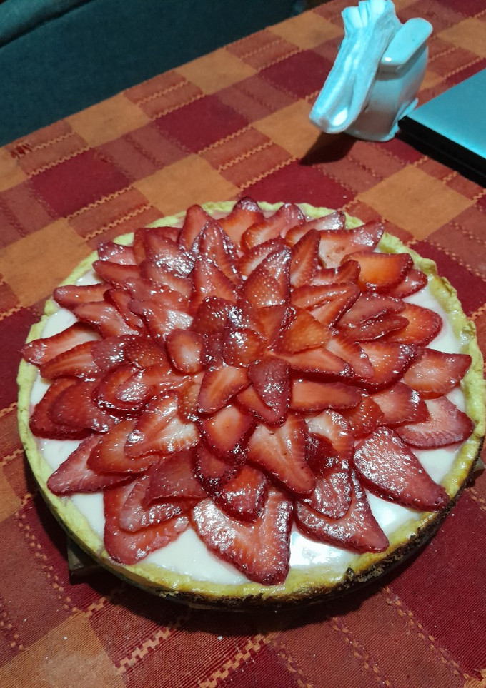 Una foto de Tartaleta De Yogurt Con Frutillas