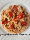Jambalaya κοτόπουλο με λουκάνικο chorizo