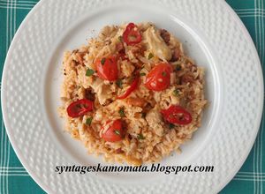 Φωτογραφία της συνταγής Jambalaya κοτόπουλο με λουκάνικο chorizo
