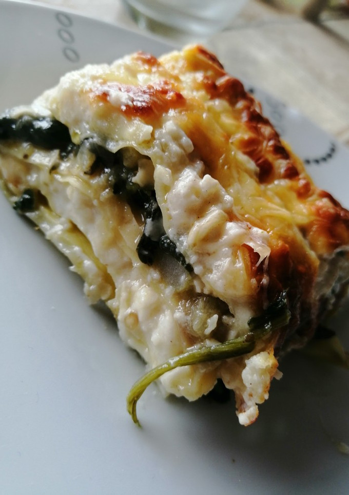 Una foto de Lasaña de verduras