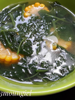 Foto resep Sayur Bayam Bening Jagung