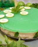 Tarta mojito de queso