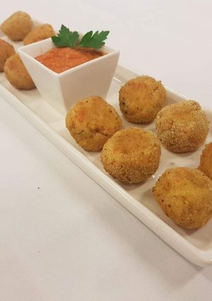 Una foto de Croquetas de arroz