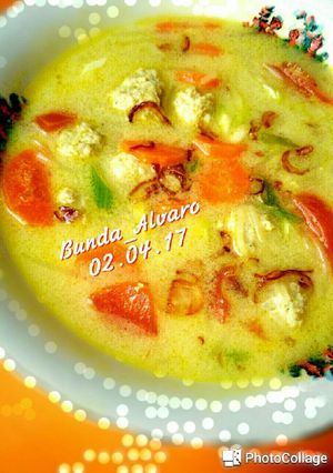 Foto resep Bola Daging Sayur Kari