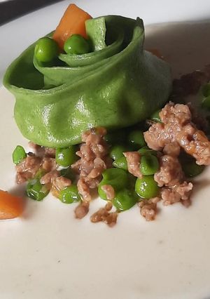 Foto di Ravioli vedi ai cardi con zucca e salsiccia