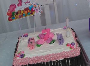 Una foto de Torta unicornio