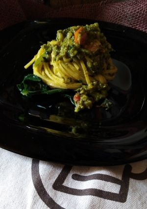 Foto di Tagliolini al pesto di broccoletti