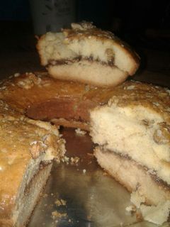 عکسی از دستور کیک اسفنجی با لایه کلاتی