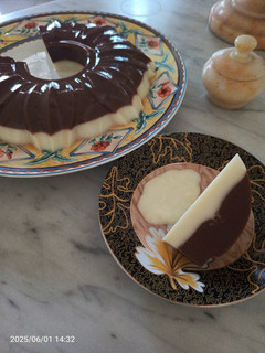 Foto resep Puding Susu Coklat Vla Keju