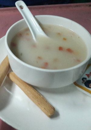 A picture of Mixed Veg Soup.