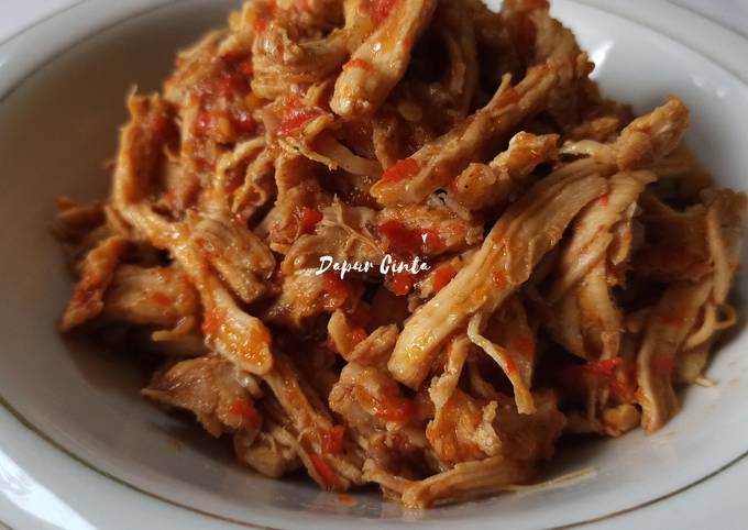 Ayam Suwir Pedas Manis 🔥