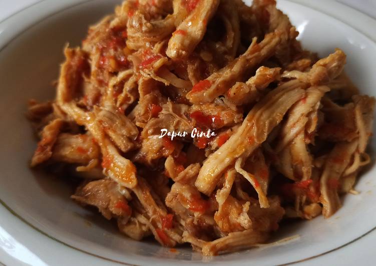DICOBA! Resep Ayam Suwir Pedas Manis 🔥 masakan rumahan simple