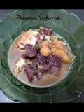Semur daging se'i sapi