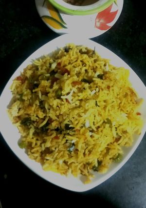 A picture of Masala rice.