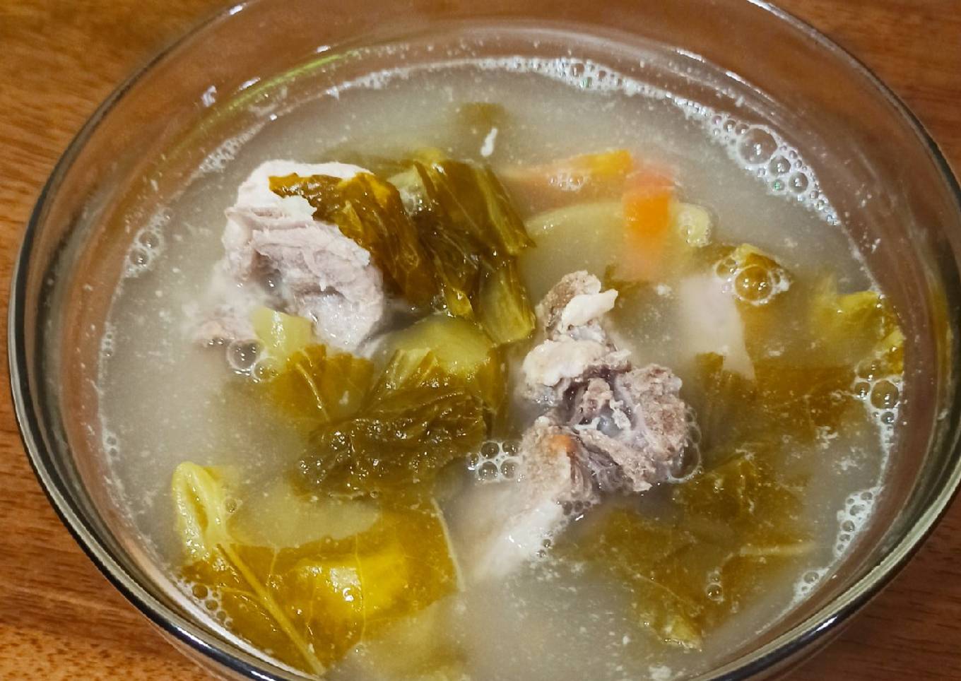 Bakut Sayur Asin (Non Halal)