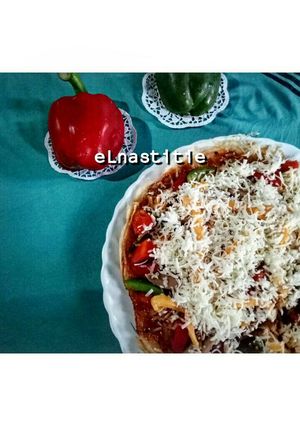 Foto resep Pan Pizza bolognese