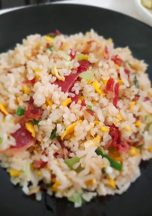 Foto resep Nasi goreng bacon