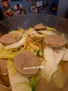 Foto resep Tumis sawi putih baso