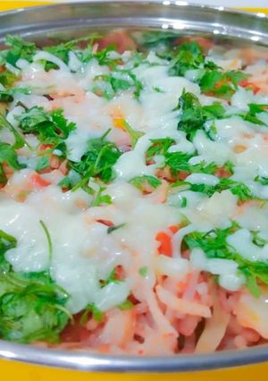 A picture of Cheese Veg pulao.