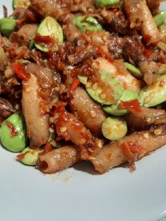 Foto resep Balado Cumi Asin Pete