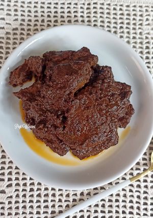 Foto resep Rendang daging sapi praktis bumbu instan