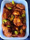 Semur Ayam + petai saus tiram pedas manis (kedai oppa jengkol)