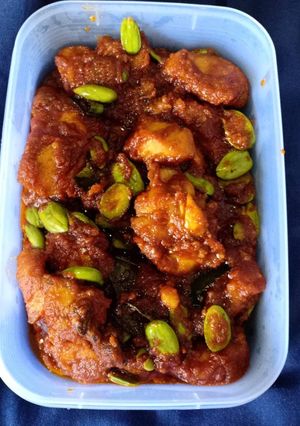 Foto resep Semur Ayam + petai saus tiram pedas manis (kedai oppa jengkol)