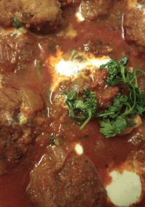 A picture of Spicy lauki kofta / bottle gourd kofta.
