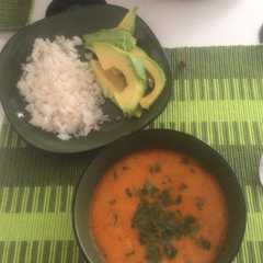 A picture of Sopa de pescado (Tilapia).