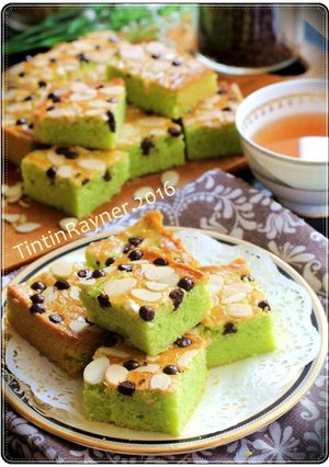 Foto resep LEKKER HOLLAND PANDAN 4 Bahan aka Dutch Boterkoek Superr Rich&Yummy