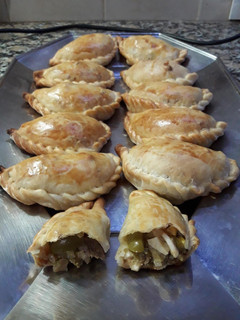 Una foto de Relleno de empanadas de carne a cuchillo