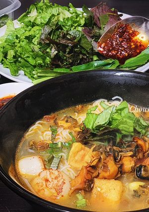 Hình của món Bún Ốc của người Hà Thành (công thức sử dụng me chua).