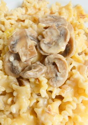 Una foto de Pasta con champiñones