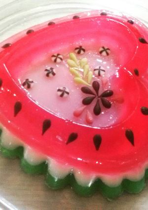 عکسی از دستور ژله هندونهای