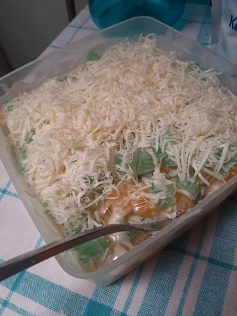 Cara Gampang Menyiapkan Resep  Salad jeli agar2 simple yang Enak, Lezat Sekali