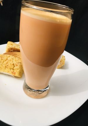 A picture of Carrots with milk juice.