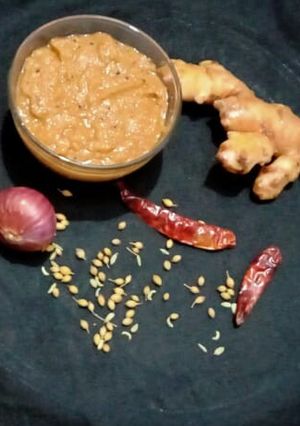 अदरक की खट्टी मीठी चटनी (Ginger Khatti Mitthi Chutney Recipe In Hindi) रेसिपी मुख्य फोटो