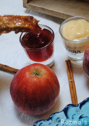 A picture of Apple pie fingers.