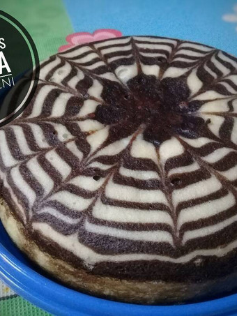 Resep 🍀Bolu Kukus Zebra putih Telur🍀 Praktis