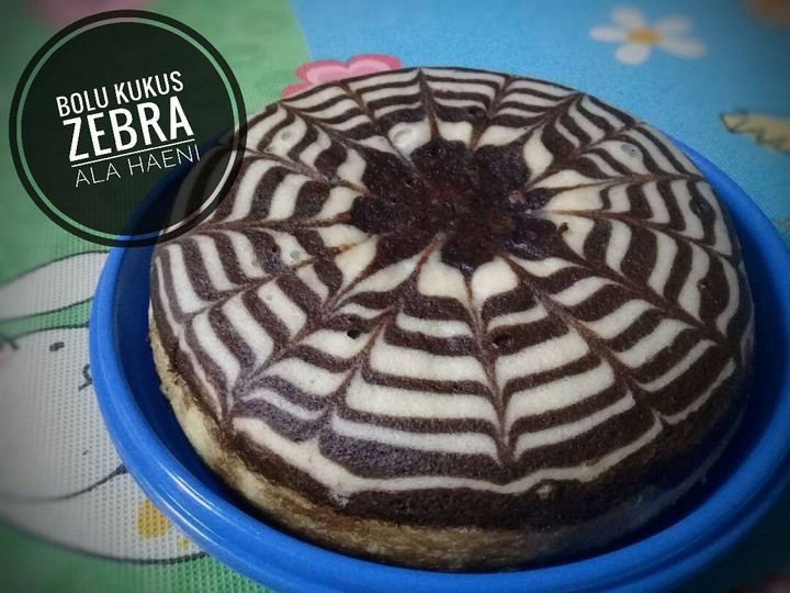 Resep 🍀Bolu Kukus Zebra putih Telur🍀 Praktis