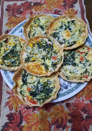 Una foto de Tarteletas de espinacas