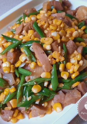 Foto resep Tumis jagung buncis