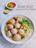 Bakso Sapi Dengan Kuah Keruh Ngaldu (Hidangan Full Daging Kurban)