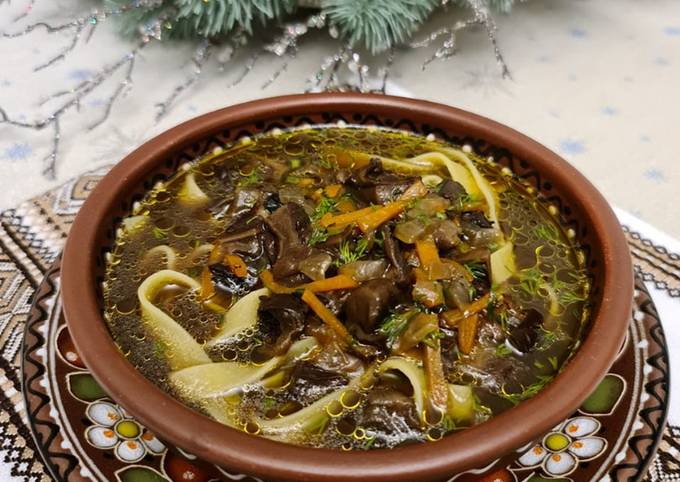 Грибна юшка (пісна)