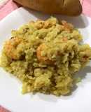 Rapiarroz con camarones